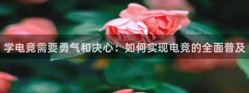 小艾电竞app：学电竞需要勇气和决心：如何实现电竞的全面普及