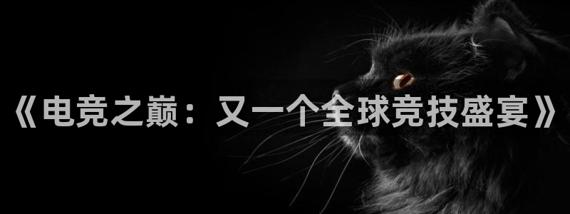 小艾电竞：《电竞之巅：又一个全球竞技盛宴》