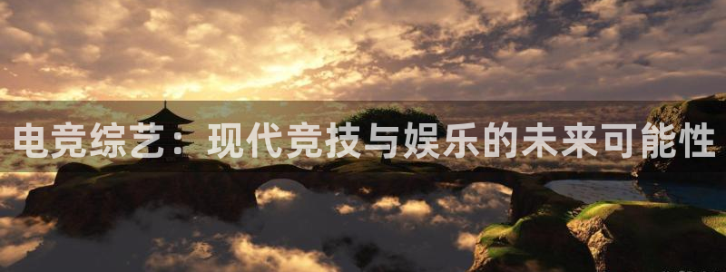 小艾电竞平台：电竞综艺：现代竞技与娱乐的未来可能性